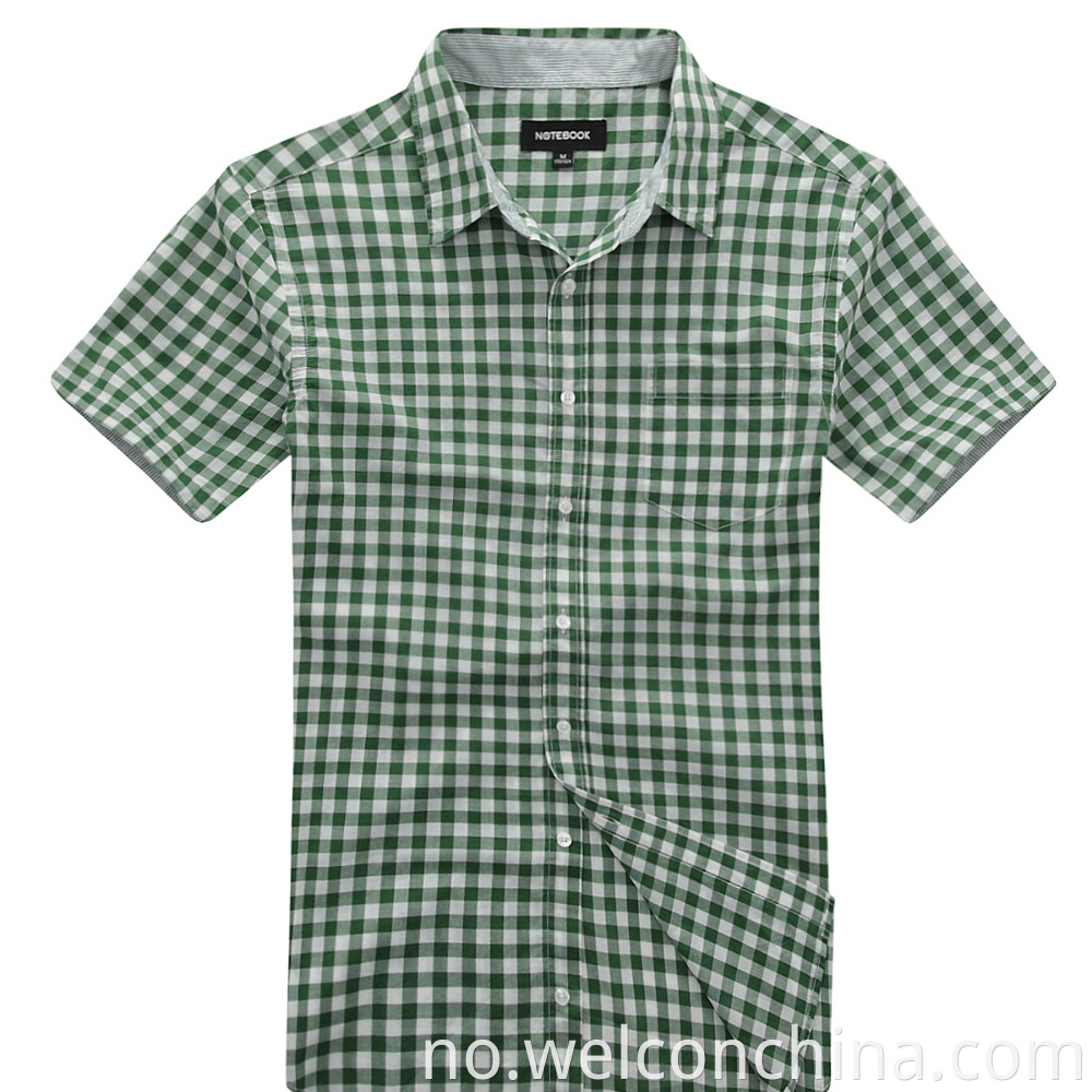 Green Checked Shirt Jpg